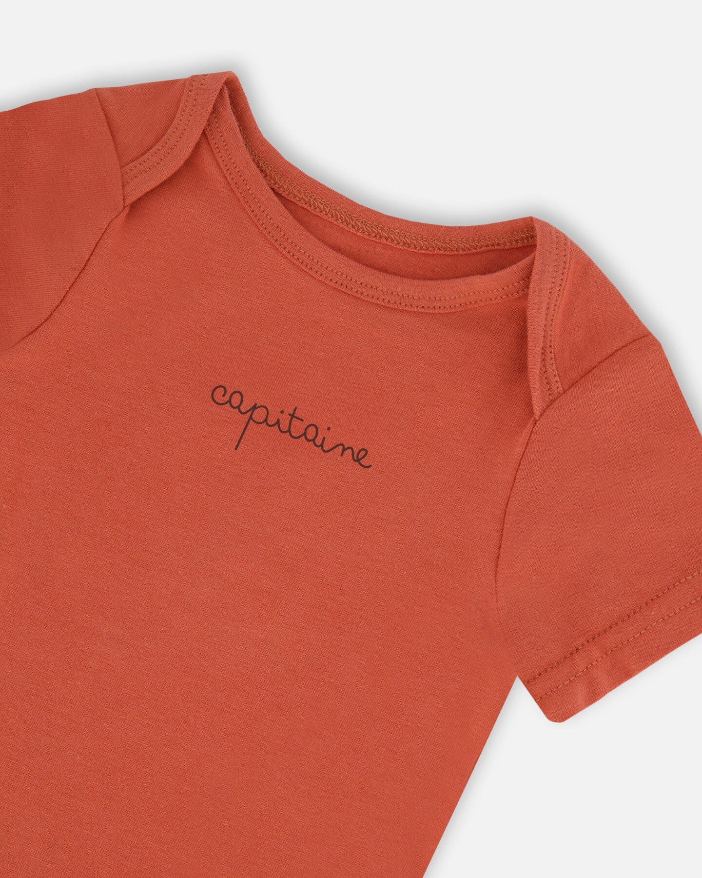 Organic Cotton Onesie Terracotta