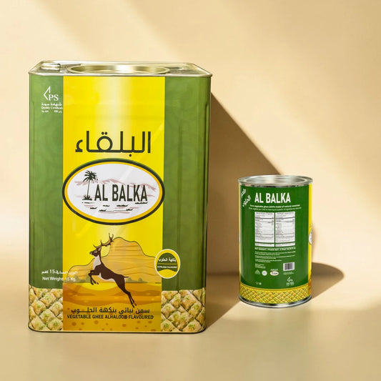 Al Balka Vegetable Ghee 1L / 15kg – Halob Flavored Cooking & Baking Ghee