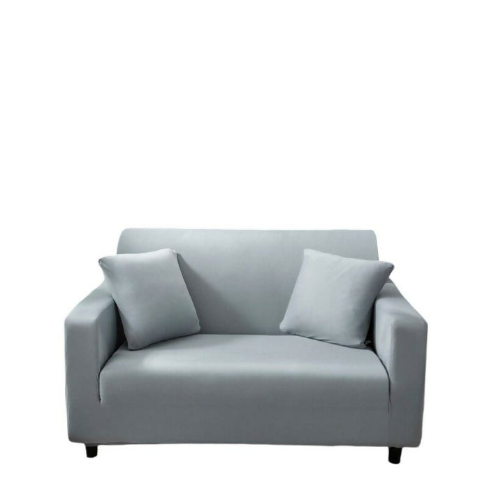 Anyhouz Sofa Cover Plain Ash Grey Style and Protection