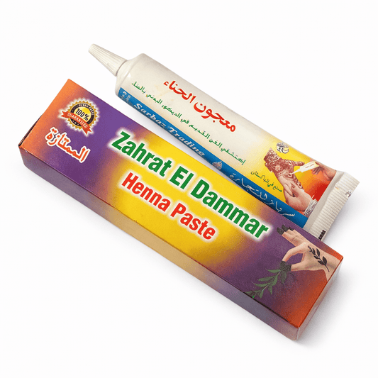 Tube de pâte au henné Zahrat El Dammar pour tatouages éphémères 30 g
