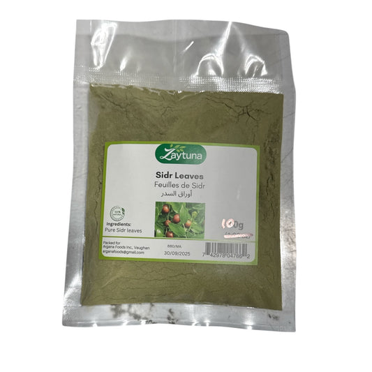 Poudre de feuilles de Sidr Zaytuna 100g