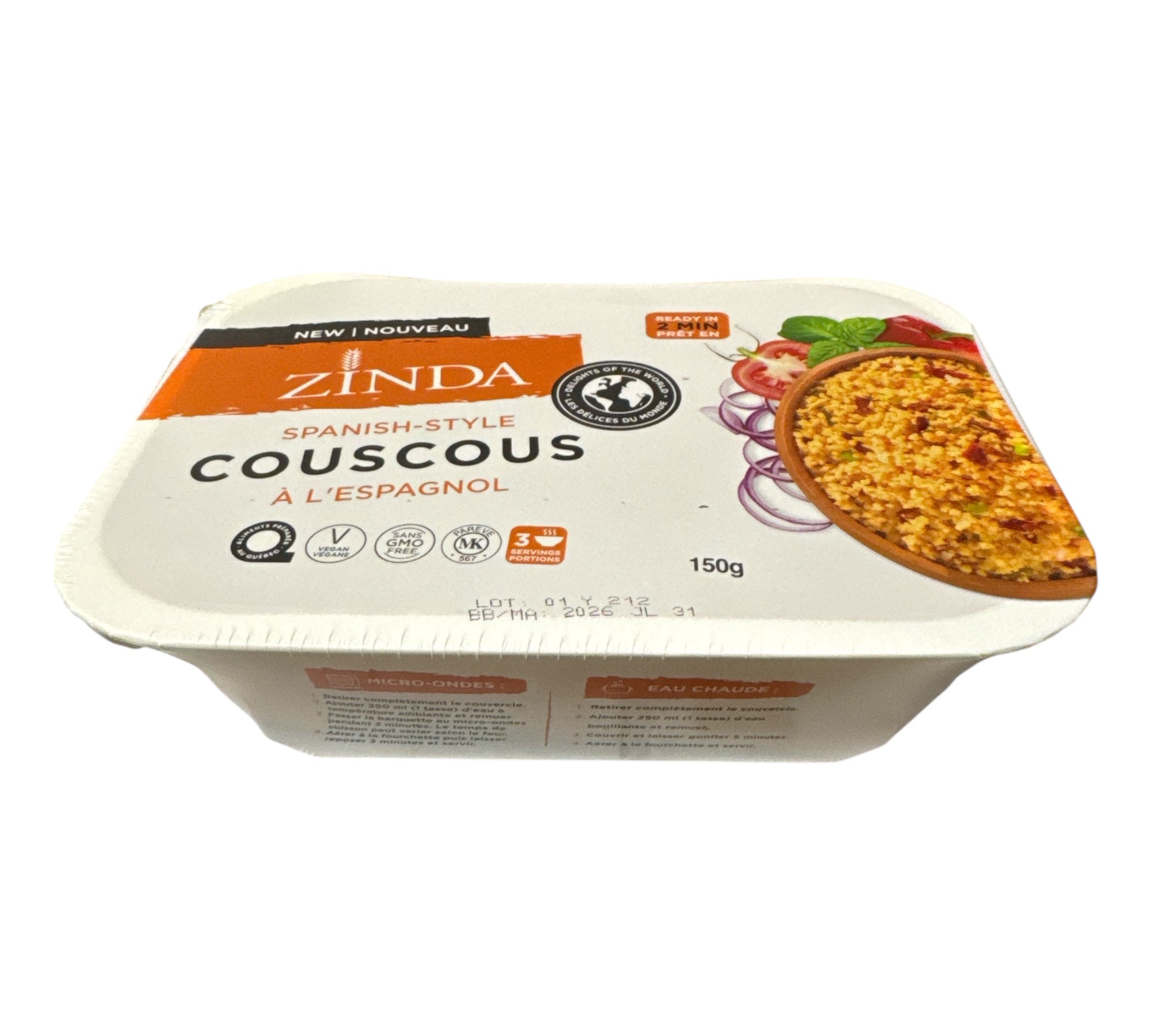 ZINDA Spanish-Style Couscous 150g