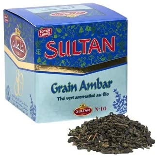 SULTAN Green Tea Ambar with peppermint Flio 150g