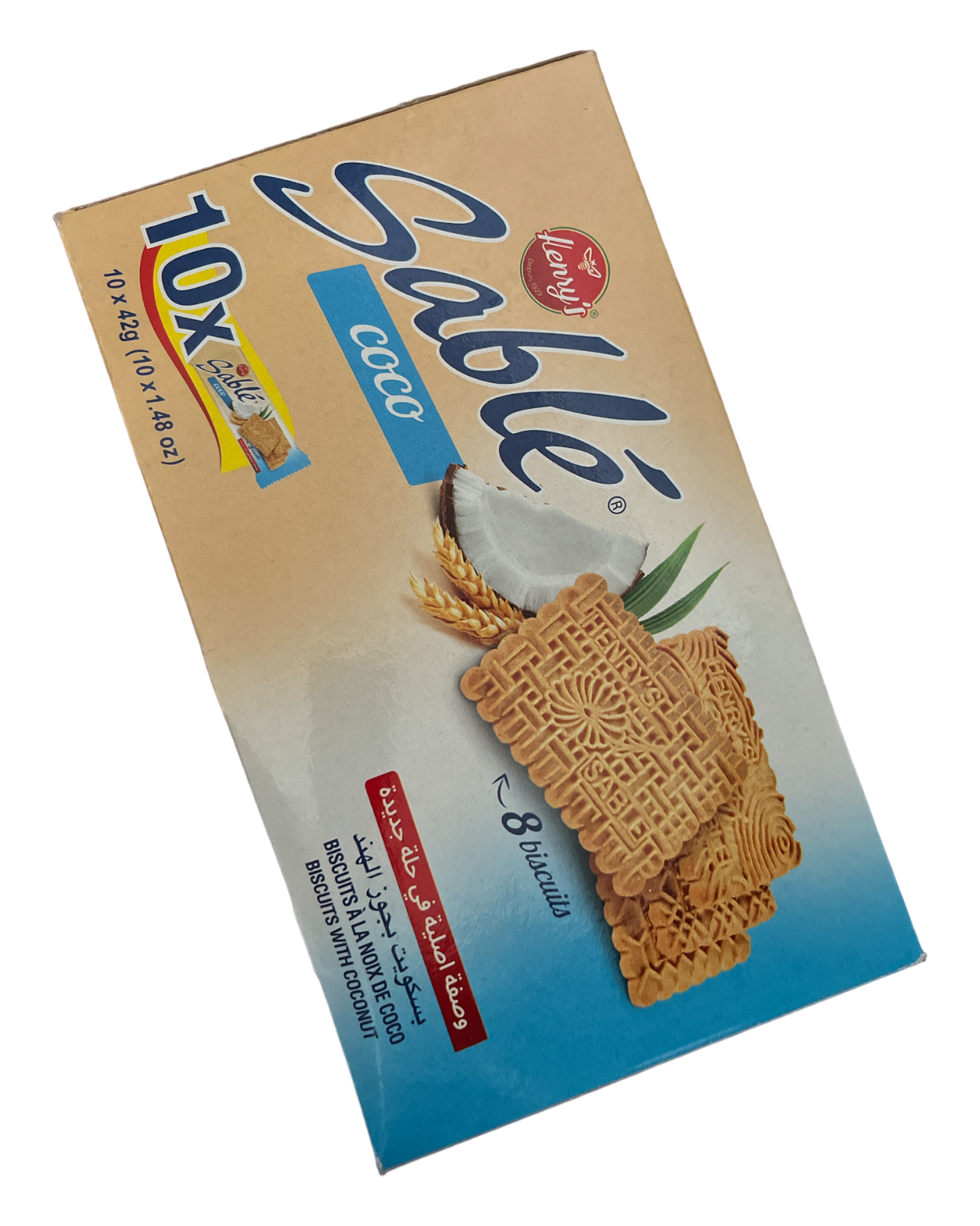 SABLE Coco Authentic Moroccan Cookies 10x42g