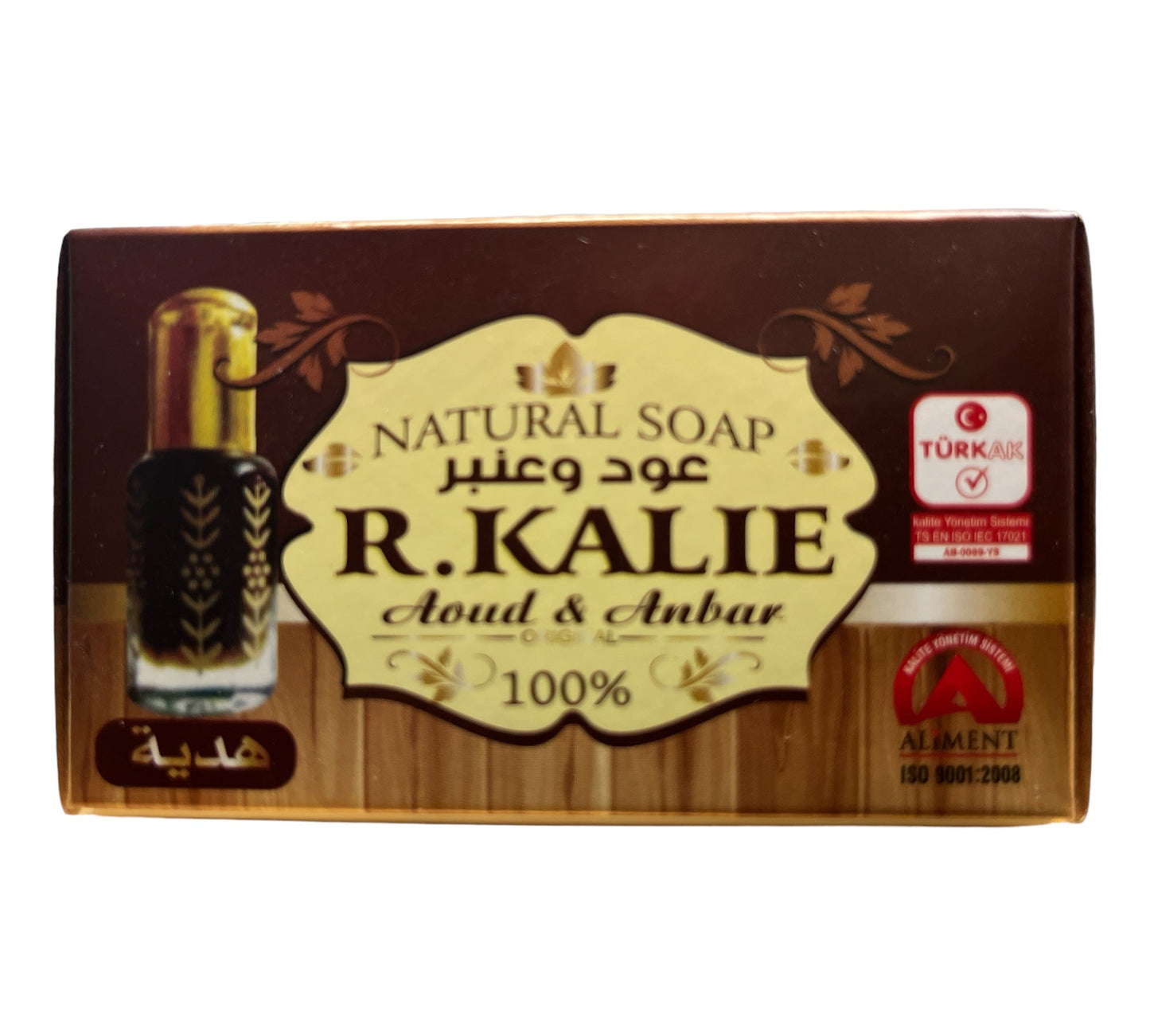 R. KALIE Aoud & Anbar Natural Soap  with Anbar Parfum 200g