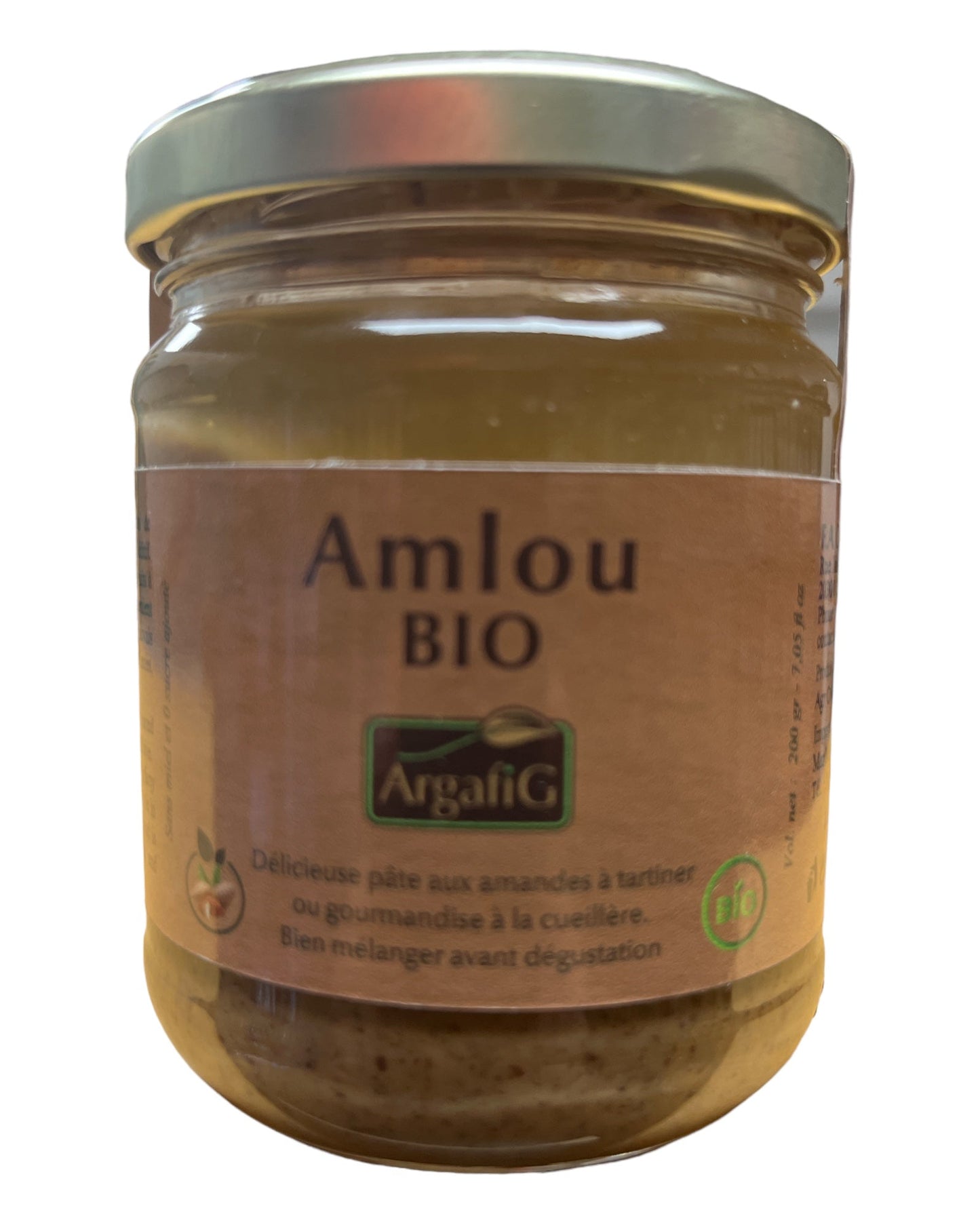 ArgaFiG Organic Amlou Almond Paste  Artisanal  200g