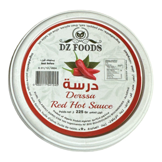 DZ Derssa red hot sauce Harissa 225g