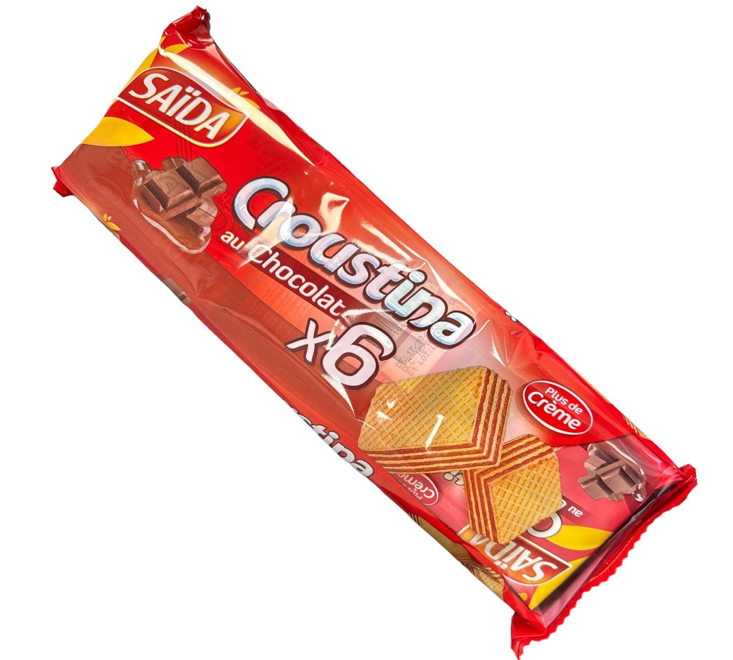 Saida Croustina Chocolat  Wafers 6x33g