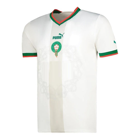 Morocco CAN 2023 Jersey - WHITE (Maillot Maroc Coupe d’Afrique 2023)