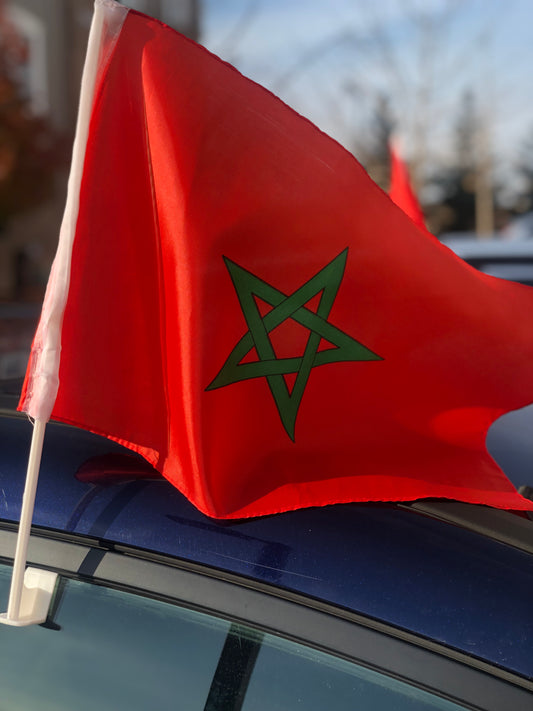 Moroccan Flags for Car (Drapeau du Maroc pour voiture)