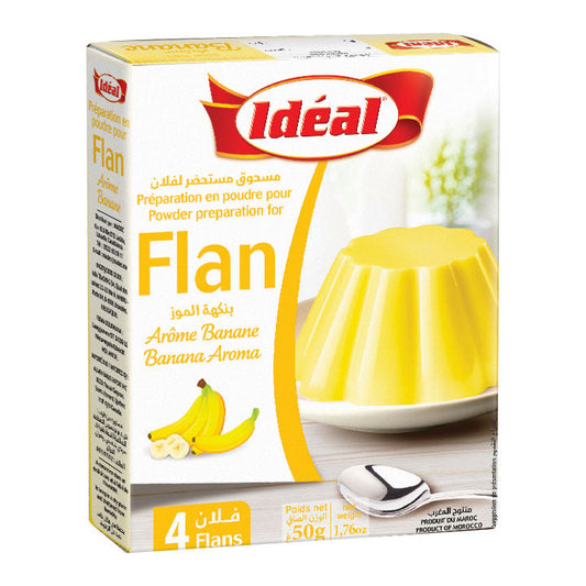 Flan Ideal Banana  custard 60g