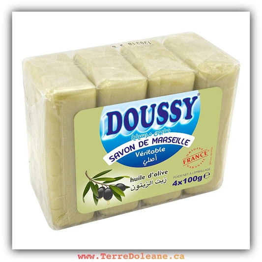 Marseille Soap DOUSSY with Olive Oil 4x100g