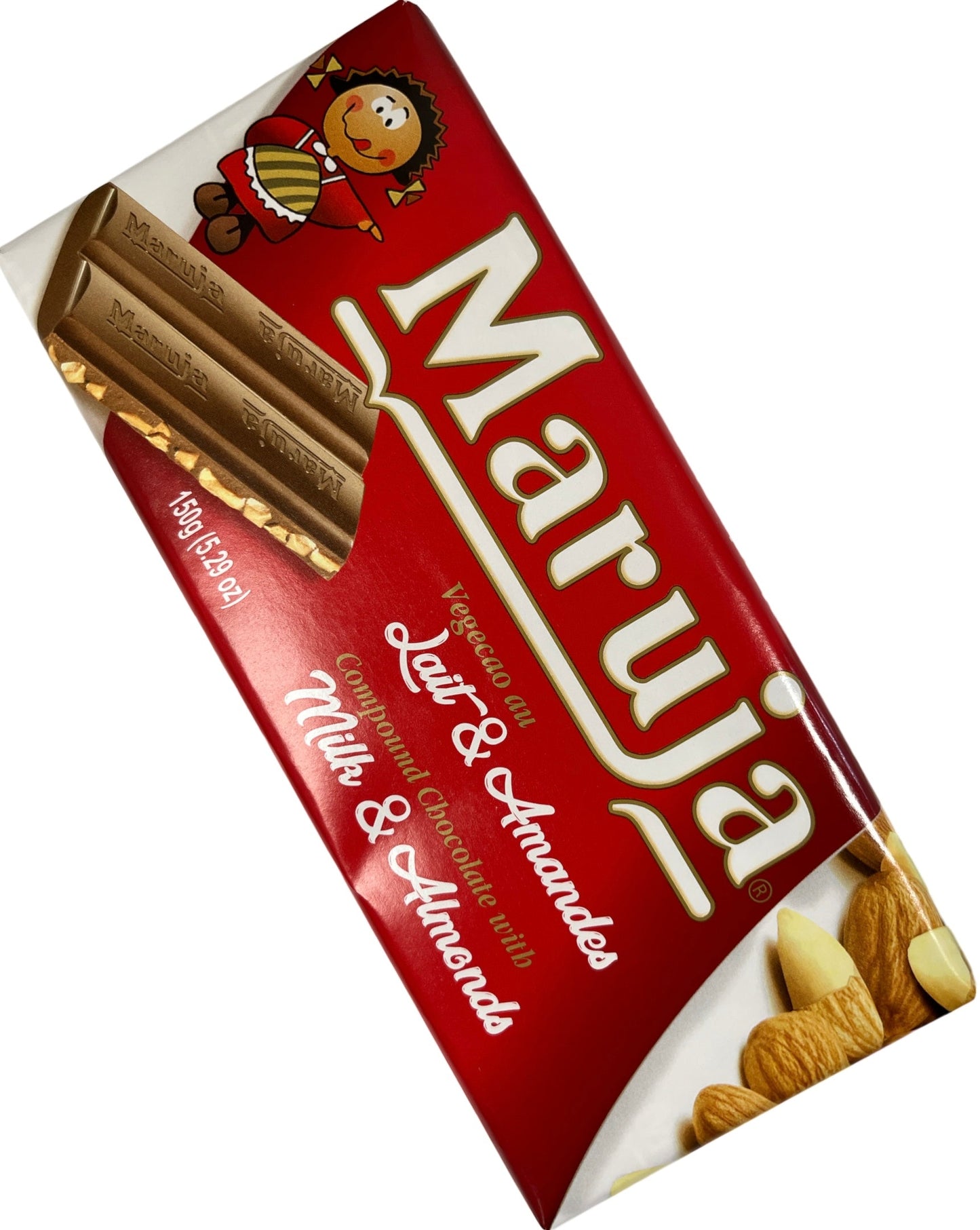 Maruja Chocolate Bar with Almond 150g