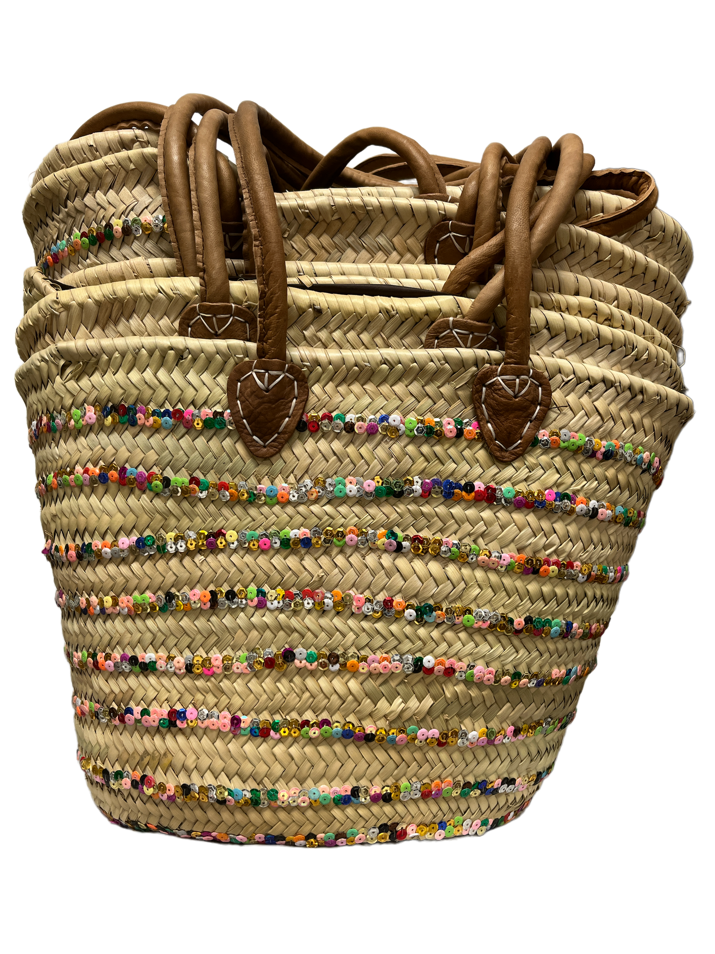 Moroccan Palm leaf women Basket Bag