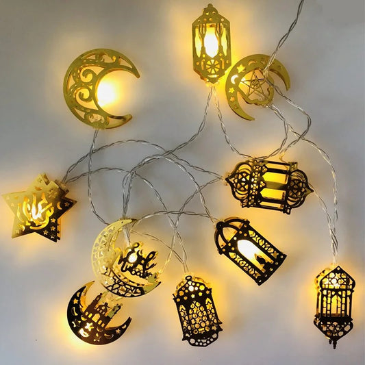 Ramadan and Eid Light Moon Decorations