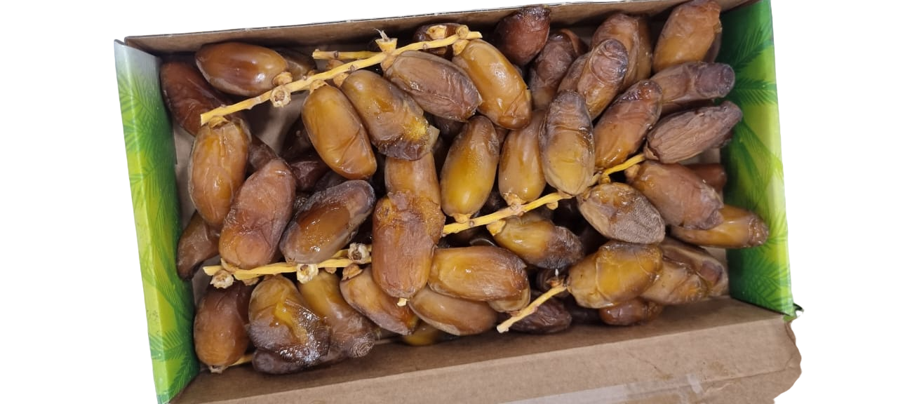 Dates Tayeb Algerian Golden Deglet Nour Branched 1kg