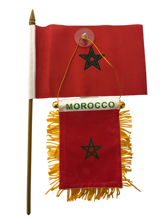 Morocco Mini flag& car Banner