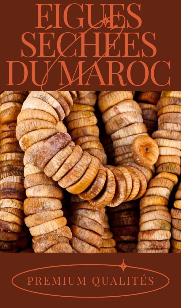 Moroccan Fresh Natural Dry Figs 400g