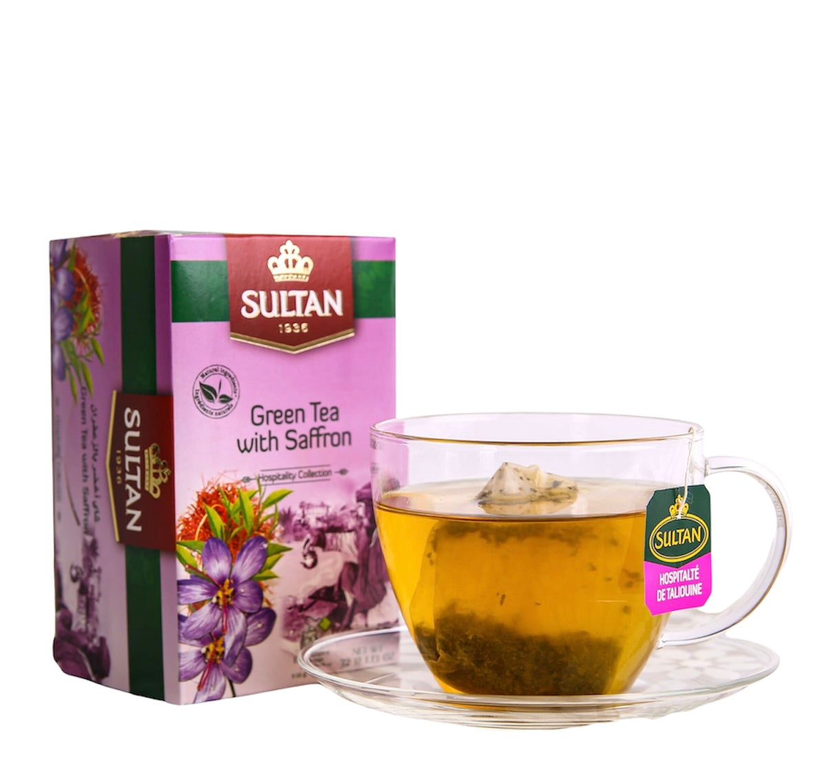 SULTAN Tisane Green tea with Saffron 20x bag