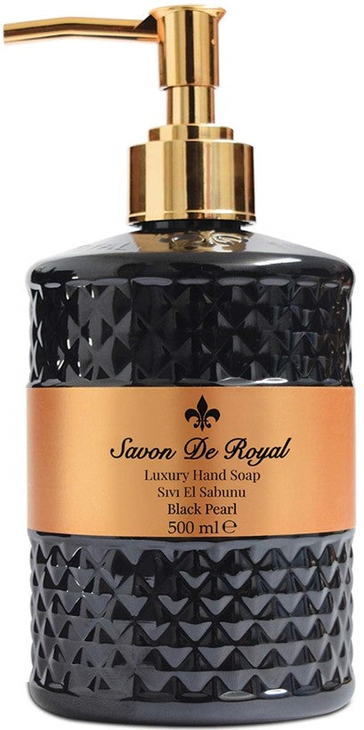 Savon De Royal Black Pearl Liquid Hand Soap 500ml (16.9 fl oz)